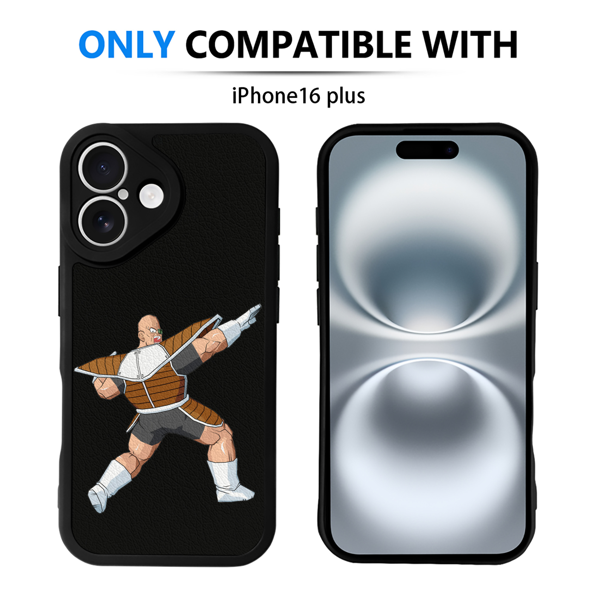 （画像用） ドラゴンボール DRAGON BALL 【iPhone 16シリーズ対応】シリコンスマホケース（レザー調） 材質：シリコン